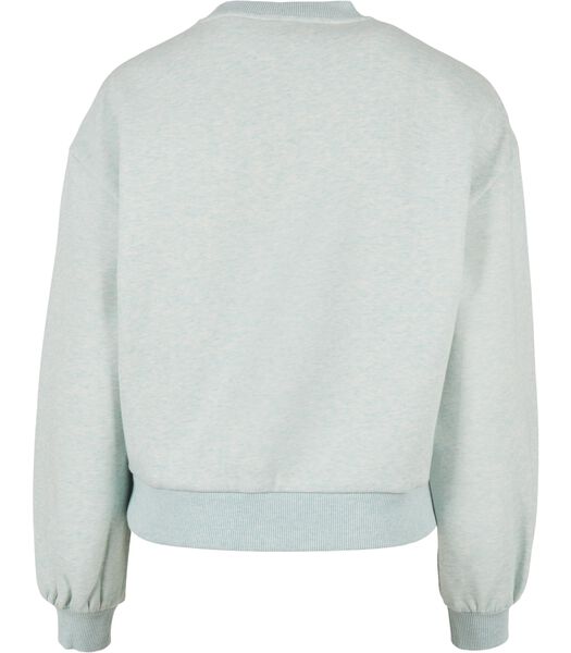 Dames sweatshirt oversized col rond-grandes tailles