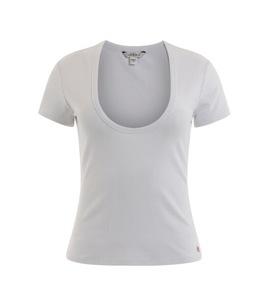 Geribd dames-T-shirt Lynn