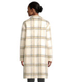 Manteau en laine à carreaux image number 1