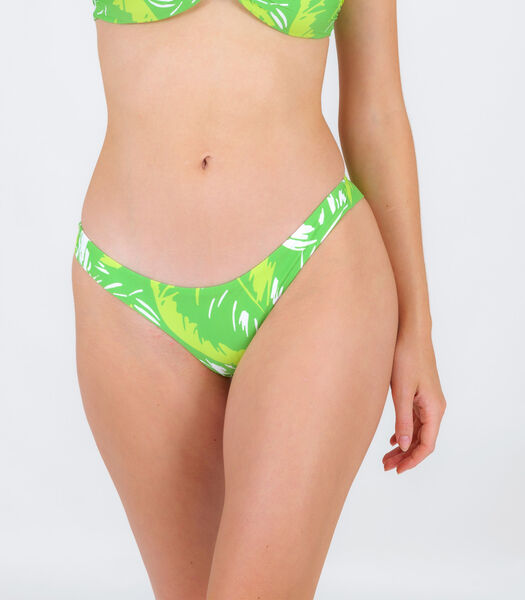 Bikinibroekje Laag uitgesneden Zwembroekj Green-Palms Nice