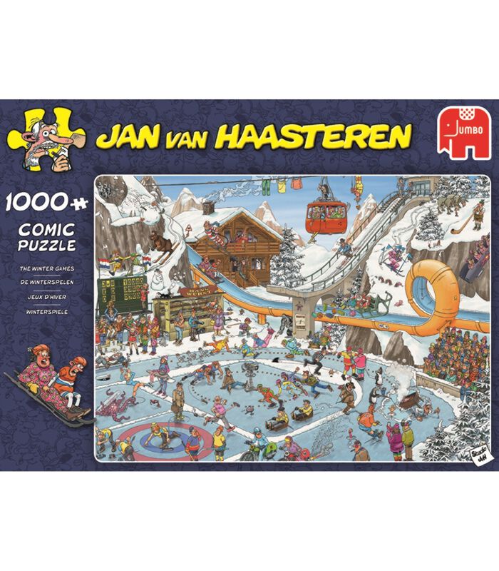 puzzel Jan van Haasteren De Winterspelen - 1000 stukjes image number 3