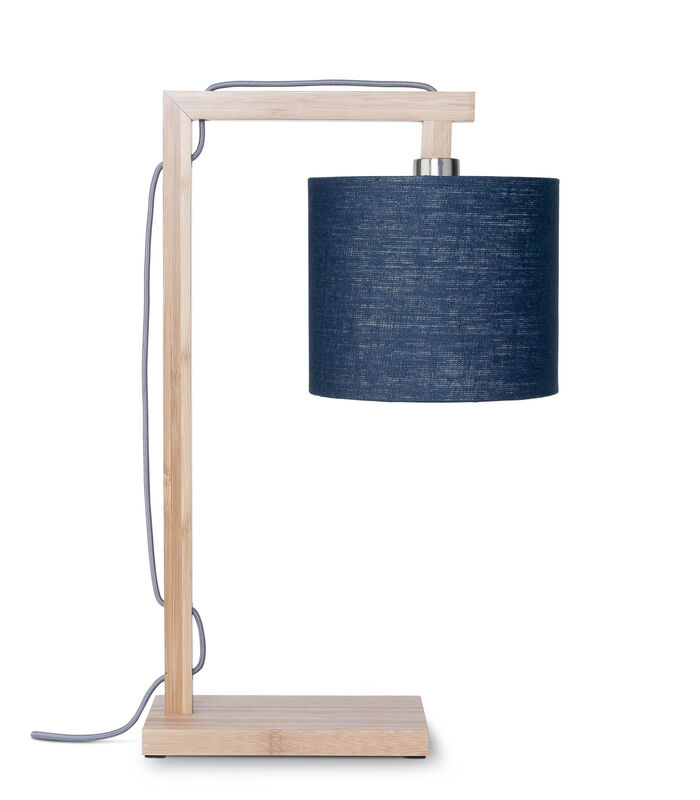 Lampe de table Himalaya - Bambou/Bleu - 29x18x47cm image number 0