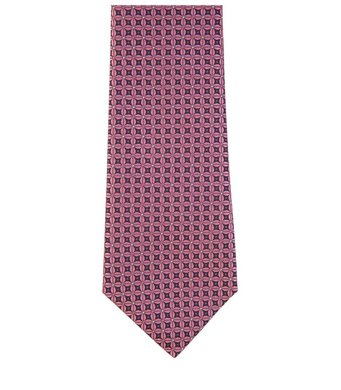 Cravate à motifs en soie image number 1