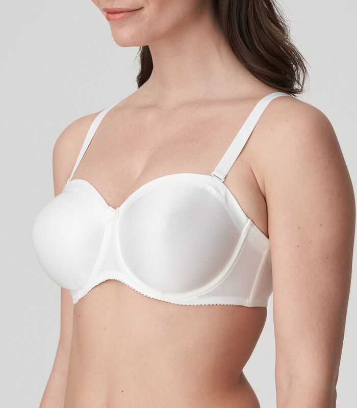 SATIN natuur strapless bh zonder mousse image number 2