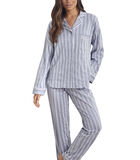 Pyjama's homewear broek shirt Stripes image number 0