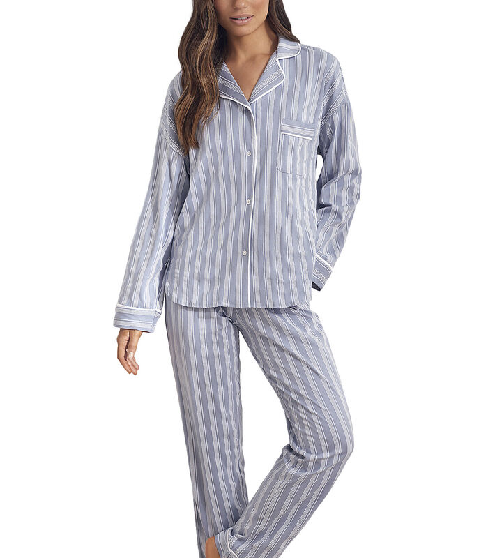 Pyjama's homewear broek shirt Stripes image number 0