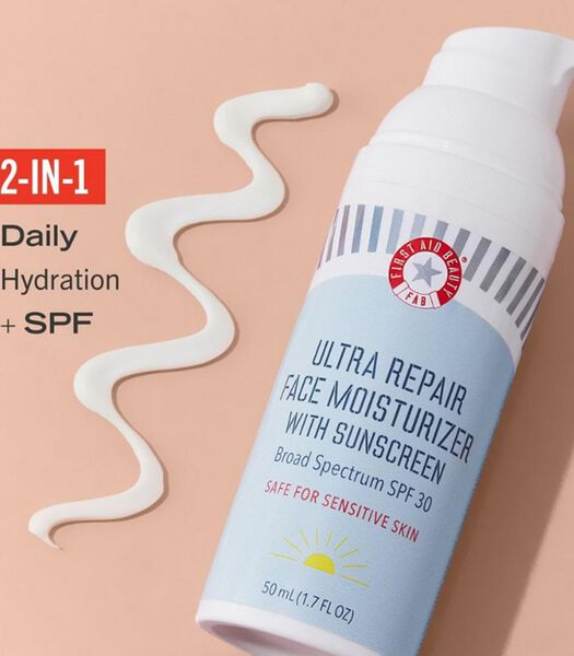 Ultra Repair Face Moisturizer with Sunscreen Broad Spectrum SPF 30 - 50 ml