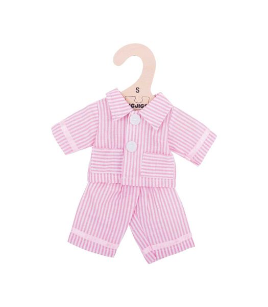 Bigjigs Robe de poupée rose Pyjama - S