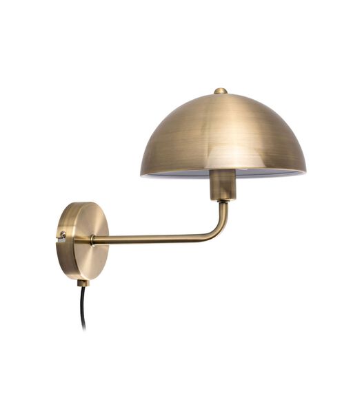 Wandlamp Bonnet - Metaal antique Goud - Ø20x18cm
