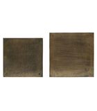 Table d'appoint Banos - Bronze Antique - 44.5x44.5x50.5cm image number 4