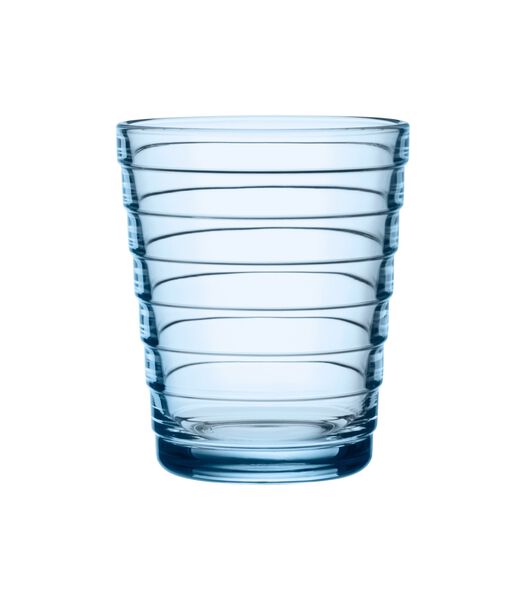 Aino Aalto glas 22cl aqua 2 stuks