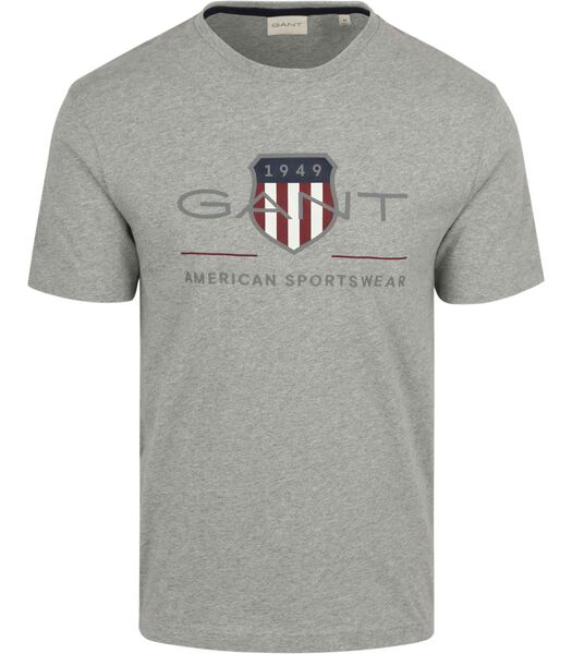 Gant T-shirt Logo Gris