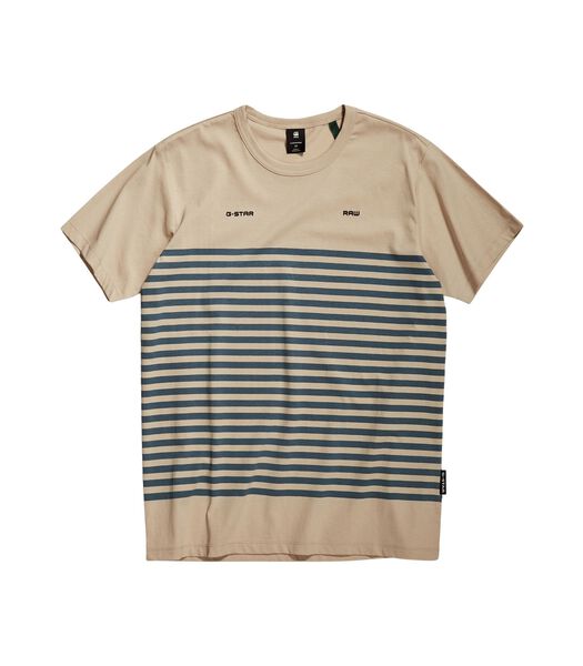 T-shirt Placed Stripe Graphic