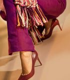 Mangará Escarpins Femme Beri Cuir - Talon 8,7 cm - Confortables - Rouge - Taille 37 image number 3