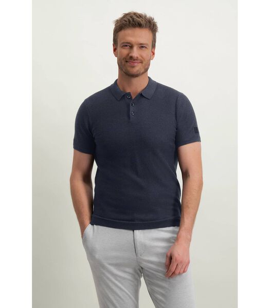 State Of Art Polo Marine Knitted