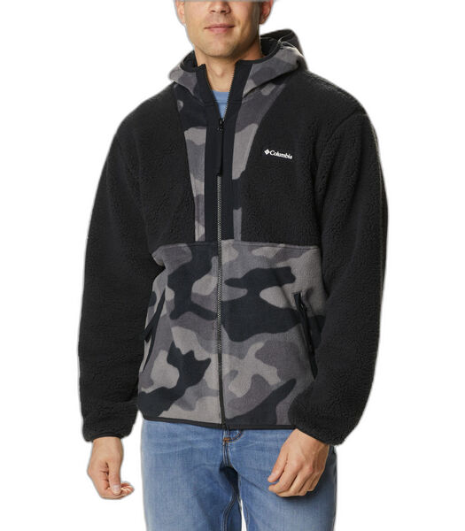 Hooded sweatshirt Backbowl Sherpa FZ
