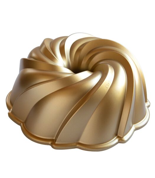 Tulband Bakvorm Swirl Bundt Goud ø 24 cm / 2.4 liter