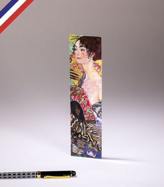 Bladwijzer - Dame met waaier van Gustav Klimt