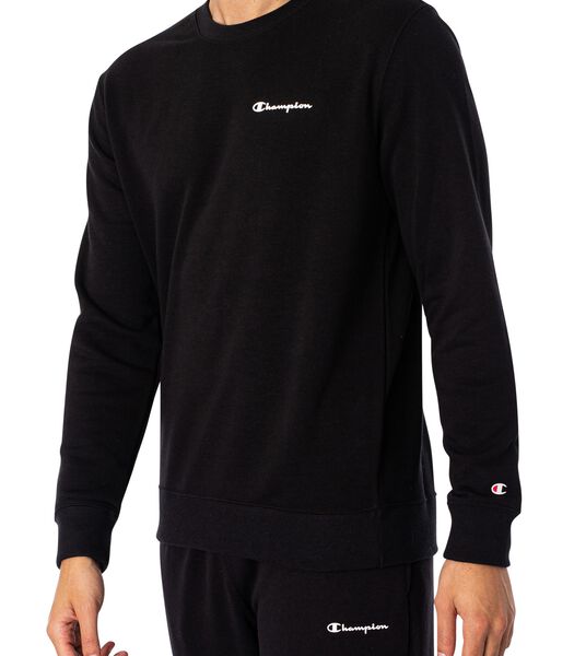 Comfortabel sweatshirt met logo op de borst