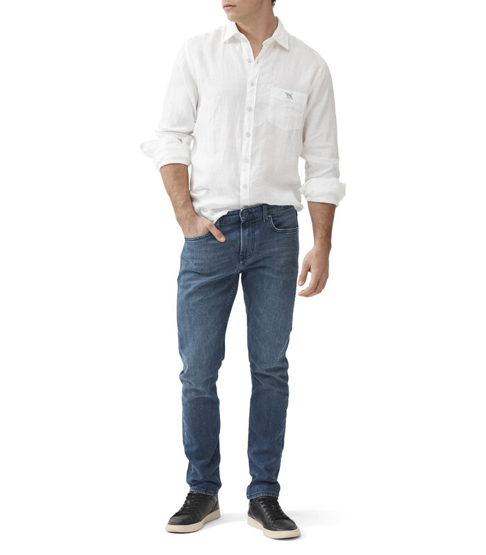 Jeans slim en denim Italiaanse Oaro image number 1