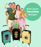 Handbagage Koffer met 4 wielen en TSA slot (Gaming - Neon - Keep calm and game on - Rood - Tekst) image number 3