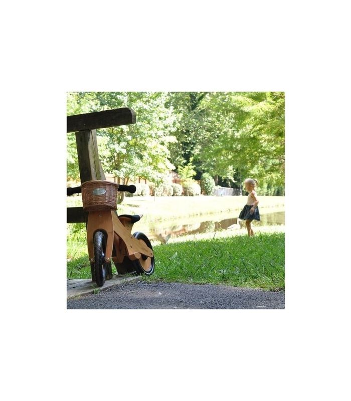 houten loopfiets vanaf 2 jaar - Bamboe Bruin image number 1