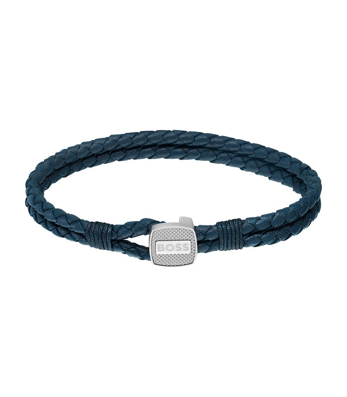 Bracelet cuir bleu  1580293 image number 0