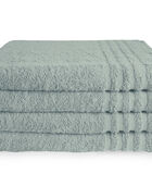 Handdoek 70 x 140 cm Zeeblauw - 10 stuks image number 3