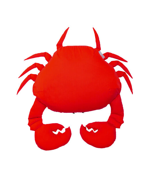 Pouf crabe extérieur flottant rouge vif