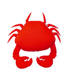 Pouf crabe extérieur flottant rouge vif image number 0