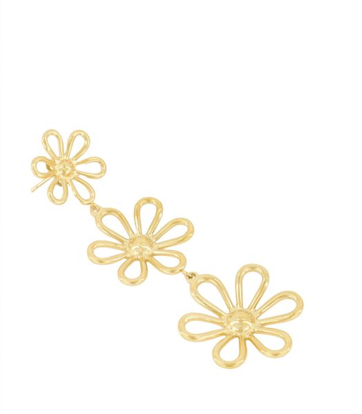 Boucles d'oreilles Casa fiore à trois contours floraux