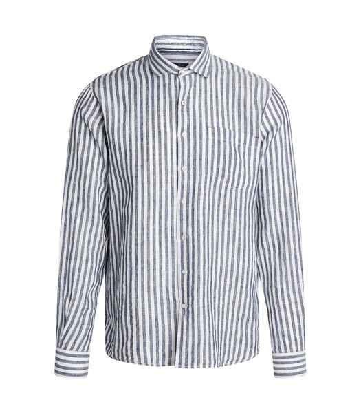 L/s Shirt “Greg Linen Stripe”