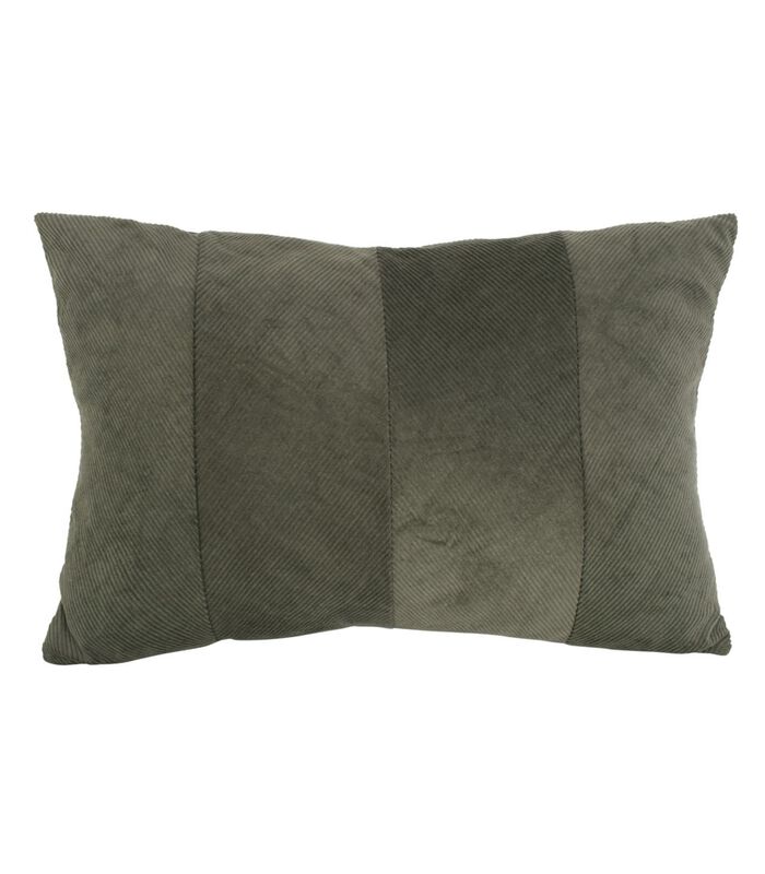 Coussin Ribbed - Vert mousse - 60x35cm image number 0