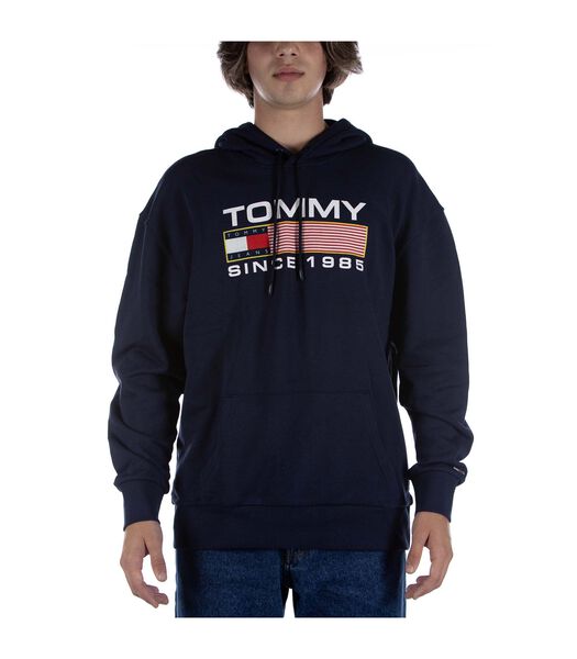 Tommy Hilfiger Reg Athletic Log Sweat-Shirt Bleu