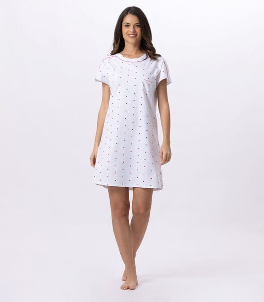 Chemise de nuit en coton AMORE 701