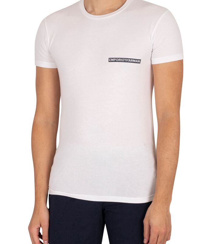 T-shirt Lounge Brand met ronde hals image number 0
