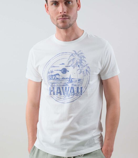 MAHALO - T-shirt tropical pour homme homme en coton