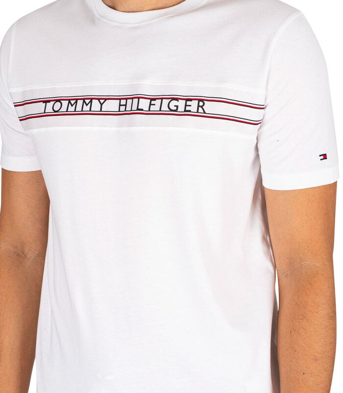 Lounge-T-shirt met bedrukt logo image number 3