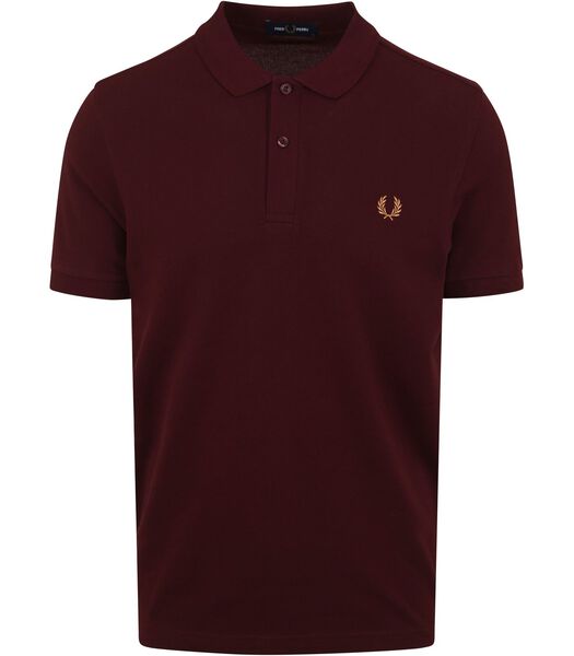 Fred Perry Polo M6000 Effen Bordeaux
