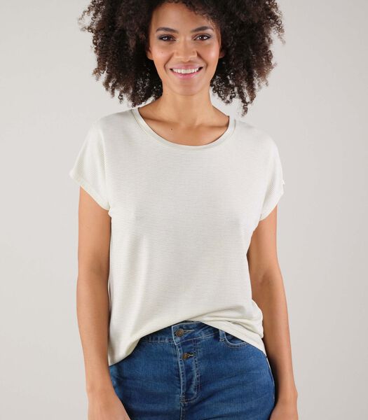 LINA - T-shirt basique fantaisie pour femme