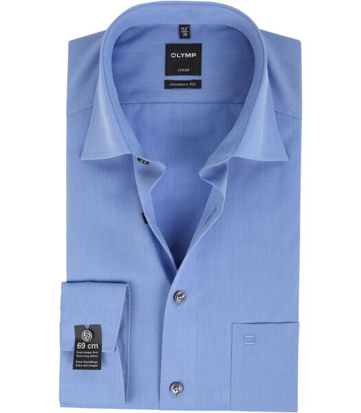 OLYMP Overhemd Extra Lange Mouwen Blauw Chambray
