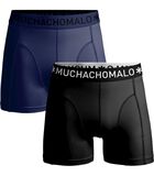 Boxer-shorts Microfibre Lot de 2 Noir Marine image number 0