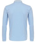 Long Sleeve Polo Lichtblauw image number 2