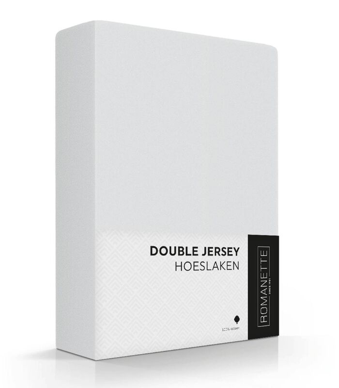 Hoeslaken zilver double jersey image number 0