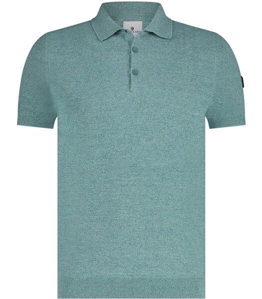 State Of Art Polo Vert Knitted