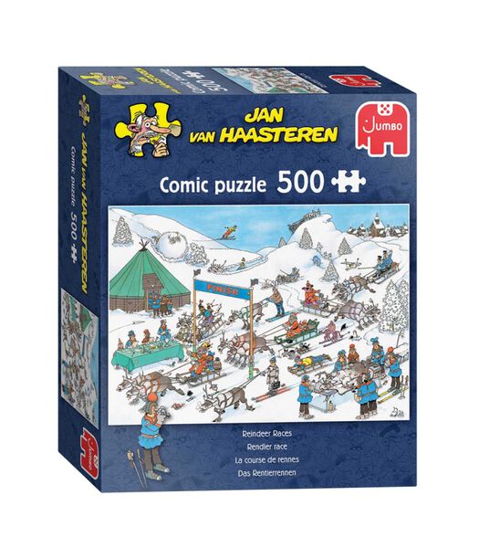 Casse-tête  Jan van Haasteren Reindeer Race - 500 pièces