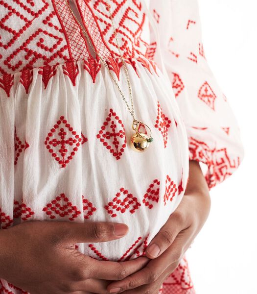 Zwangerschapsbola en Tijgeroog ring
