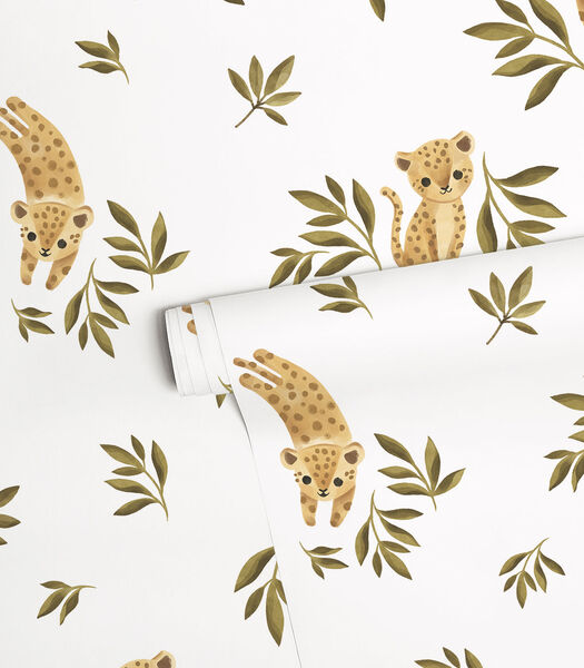 Papier peint petit léopard Felidae, Lilipinso