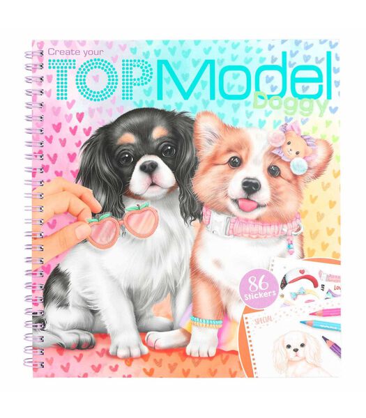 Créez votre TOPModel Doggy livre de coloriage