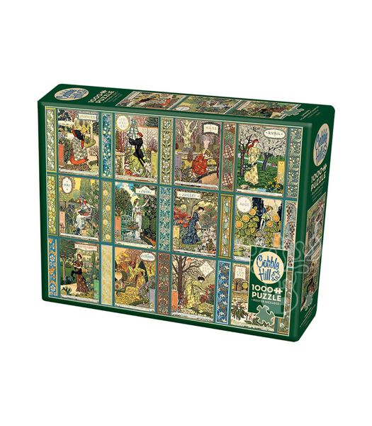 puzzle 1000 pieces - Jardiniere: a gardener's calendar